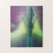 Puzzle Lumières Aurora dans la lagune | Jokulsarlon, Isla (Vertical)