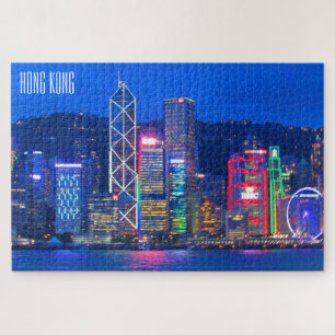 Puzzle lumières de hong kong