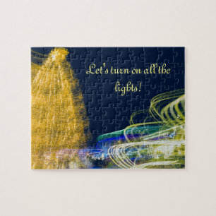 Puzzle Lumières de Noël dansantes