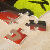 Puzzle lumières japon colorées (Côté)