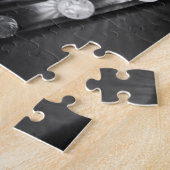 Puzzle Luminaires noir et blanc (Côté)