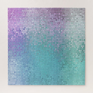 Puzzle Lumineuse mosaïque Abstraite brillante multicolore