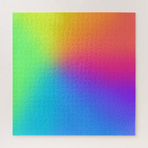 Puzzle lumineux arc-en-ciel très difficile