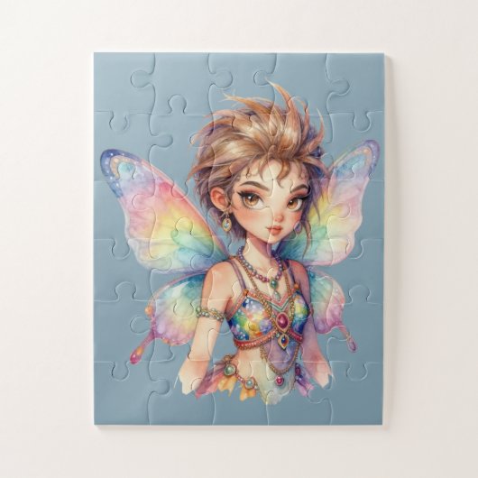 Puzzle Luminous Rainbow Guardian fairy (Vertical)