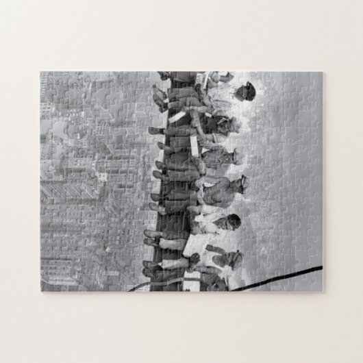 Puzzle Lunch Atop A Skyscraper (Horizontal)