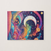Puzzle Lune colorée (Horizontal)