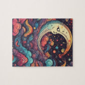 Puzzle Lune colorée du monde de l'Imaginaire (Horizontal)