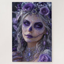 Lune d'Améthyste Calavera – Jour Pourpre de la Fêt