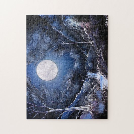 Puzzle Lune de forêt (Vertical)