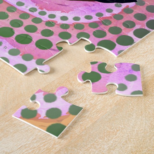 Puzzle Lune de licorne noire (Côté)