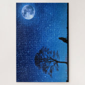 Puzzle Lune de loup complète (Vertical)