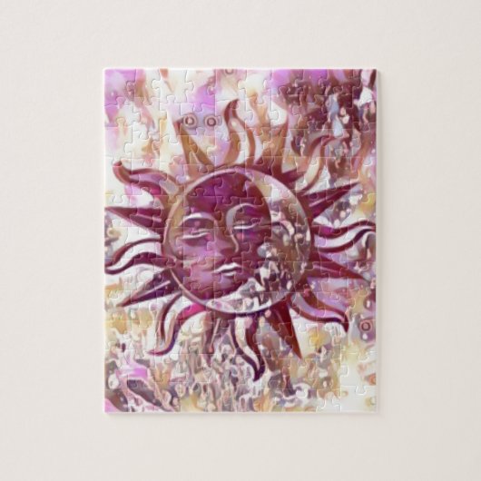 Puzzle Lune de Sun de passion (Vertical)