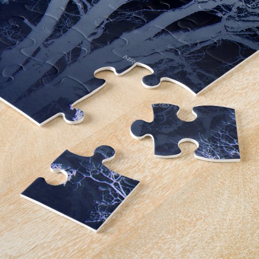 Puzzle Lune d'hiver... (Côté)