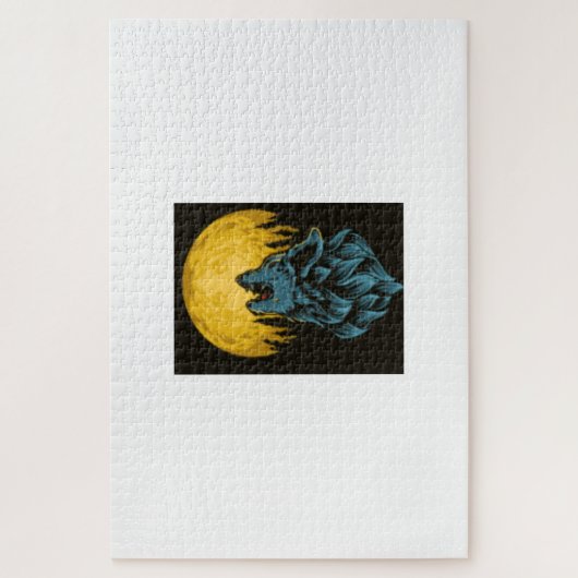 Puzzle Lune du loup (Vertical)