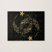 Puzzle Lune et étoile florales islamiques (Horizontal)