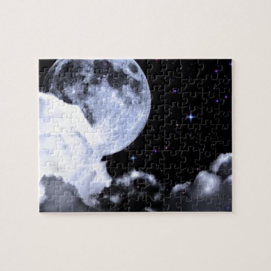 Puzzle Lune & Étoiles (Horizontal)
