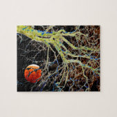 Puzzle Lune rouge se lève (Horizontal)