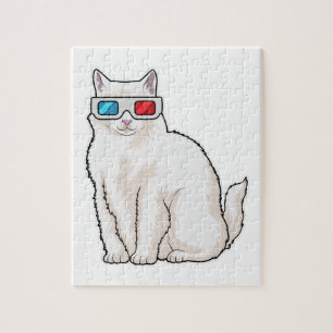 Puzzle Lunettes de chat