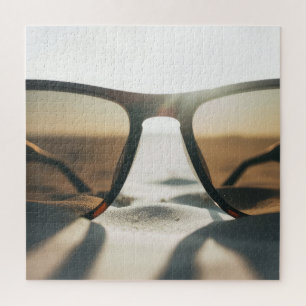 Puzzle Lunettes de soleil sur le sable