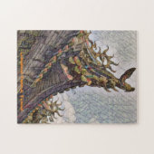 Puzzle Lungshan Temple, Taïwan (effet aquarelle) (Horizontal)