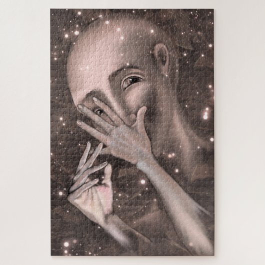 Puzzle L'univers des vues - Art Peintre Abstrait (Vertical)