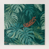 Puzzle Lush Emerald Jungle Print (Vertical)
