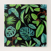 Puzzle Lushness tropicale : Végétation de la forêt tropic (Horizontal)