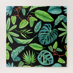 Puzzle Lushness tropicale : Végétation de la forêt tropic