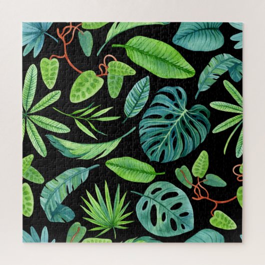 Puzzle Lushness tropicale : Végétation de la forêt tropic (Vertical)