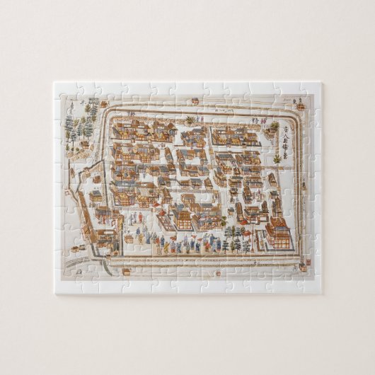 Puzzle L'usine chinoise dans la rue de Teng-chan à (Horizontal)