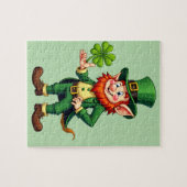 Puzzle lutin et trèfle à 4 feuilles (Horizontal)