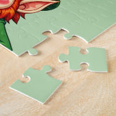 Puzzle lutin et trèfle à 4 feuilles (Côté)