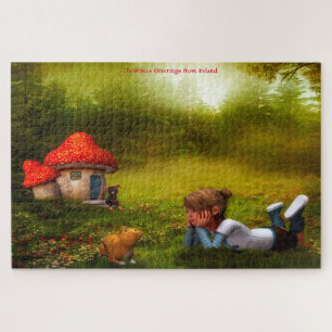 Puzzle Lutins où les petites gens vivent Irlande J