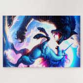 Puzzle Lutte contre la licorne (Horizontal)