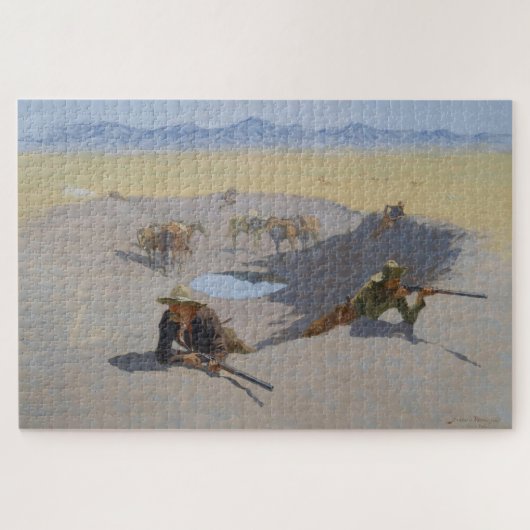 Puzzle Lutter pour le trou d'eau (Horizontal)