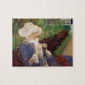 Puzzle Lydia Crocheting en Jardin à Marly, Mary Cassatt (Horizontal)