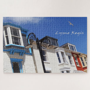 Puzzle Lyme Regis, Seafront Buildings.