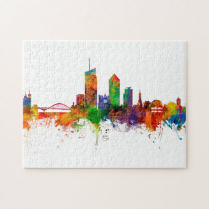 Puzzle Lyon France Skyline