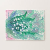 Puzzle Lys blancs des fleurs de la vallée (Horizontal)