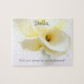 Puzzle Lys Calla dans le vase (Horizontal)