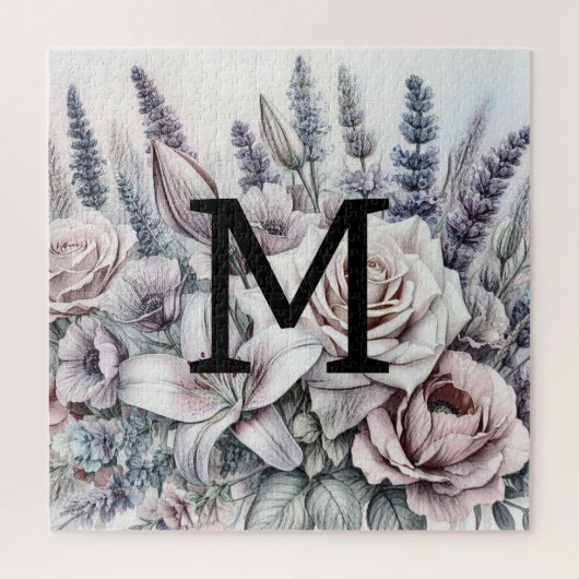 Puzzle Lys de lavande rose (Vertical)