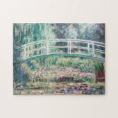 Puzzle Lys d'eau blanche | CLAUDE MONET (Horizontal)