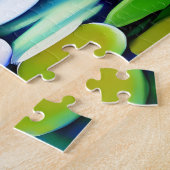 Puzzle Lys d'eau rose dans un étang (Côté)