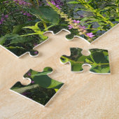 Puzzle Lythres à fleurs roses (Côté)