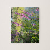Puzzle Lythres à fleurs roses (Vertical)