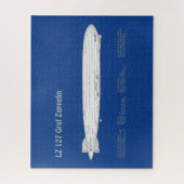Puzzle LZ 127 Graf Zeppelin - Plan directeur des navires  (Vertical)