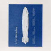 Puzzle LZ 129 Hindenburg - Plan directeur des avions ABD (Vertical)