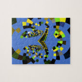 Puzzle M Blue (Horizontal)