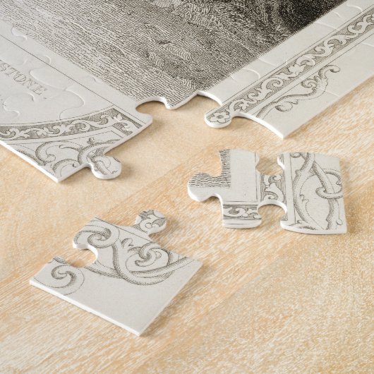 Puzzle M.J.P. Harley comme Touchstone, scène 1 de l'acte (Côté)