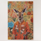 Puzzle M. Kangaroo dans son jardin (Vertical)